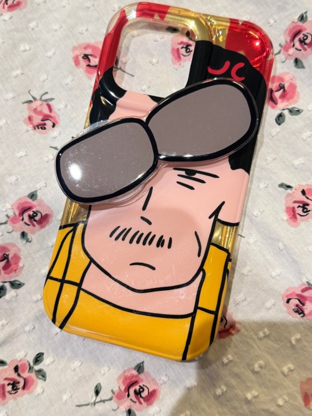 Funny Cartoon Character iPhone 15 Pro Max Case